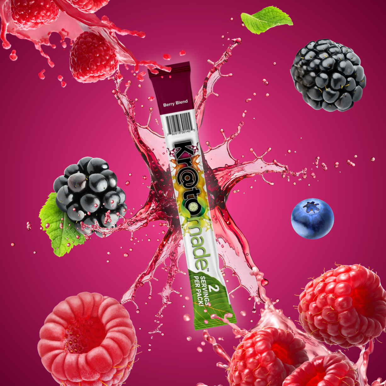 KMade Berry Blend drink mix stick pack