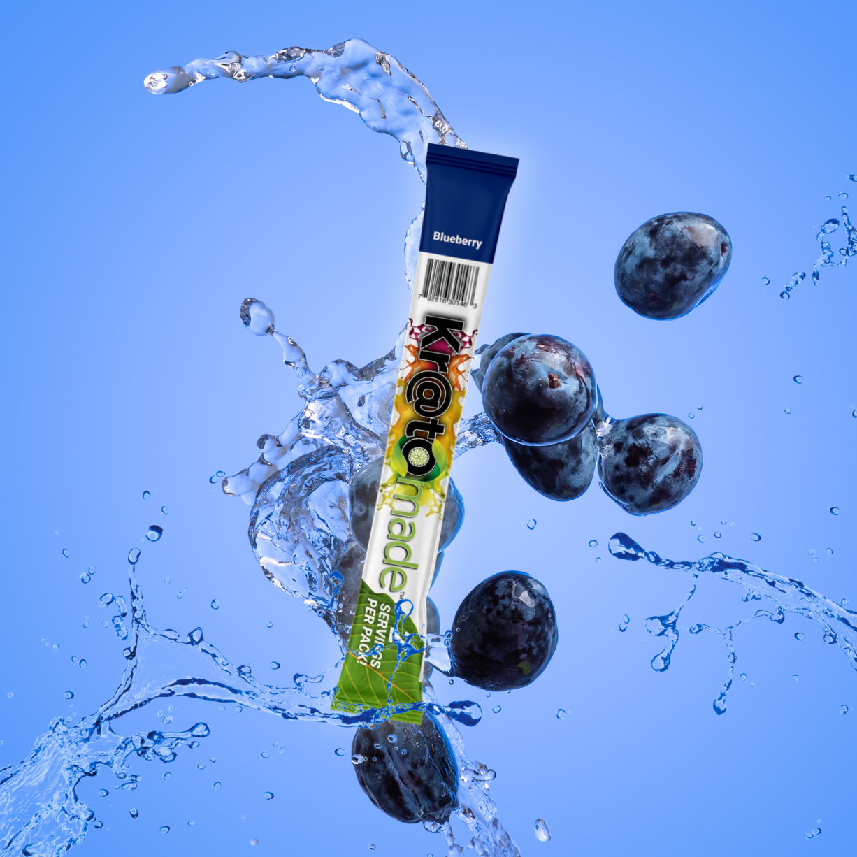 KMade Blueberry drink mix stick pack