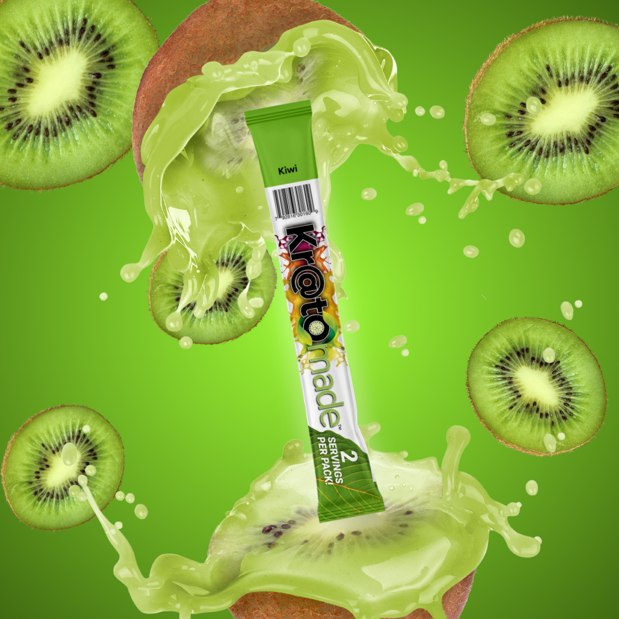 KMade Kiwi drink mix stick pack