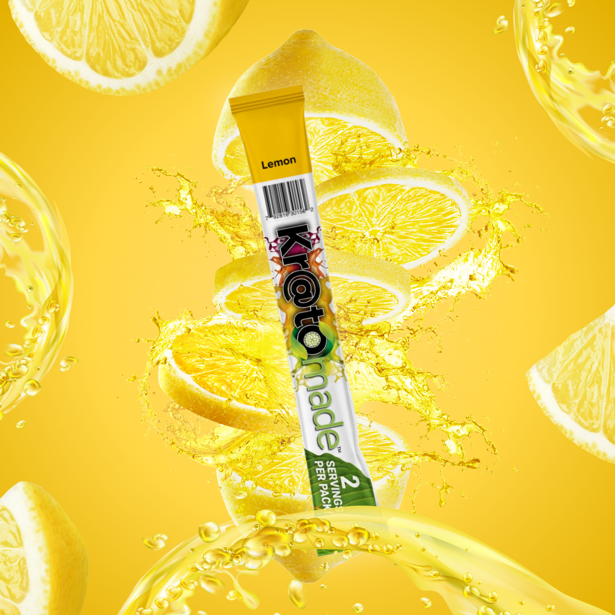 KMade Lemon drink mix stick pack