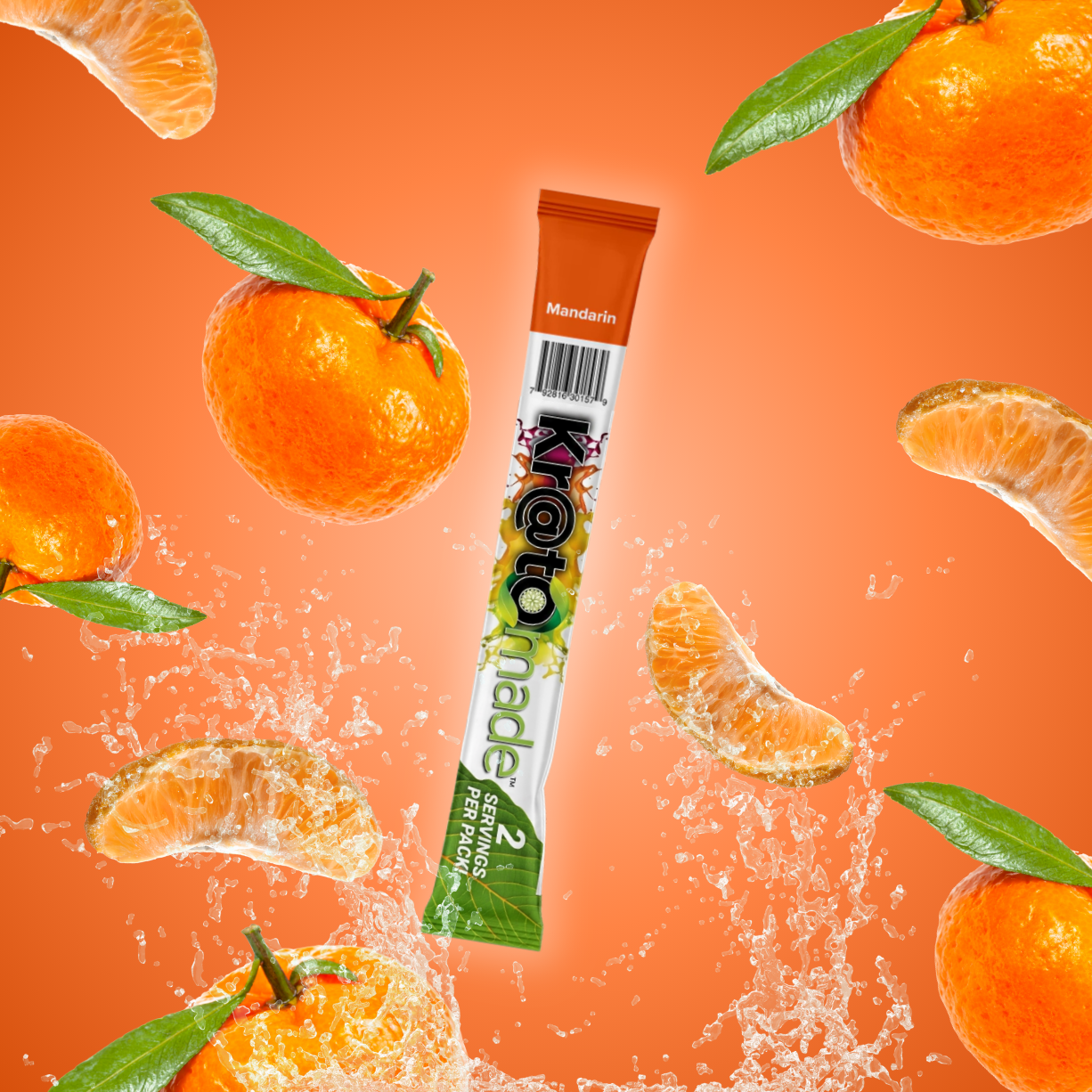 KMade Mandarin drink mix stick pack