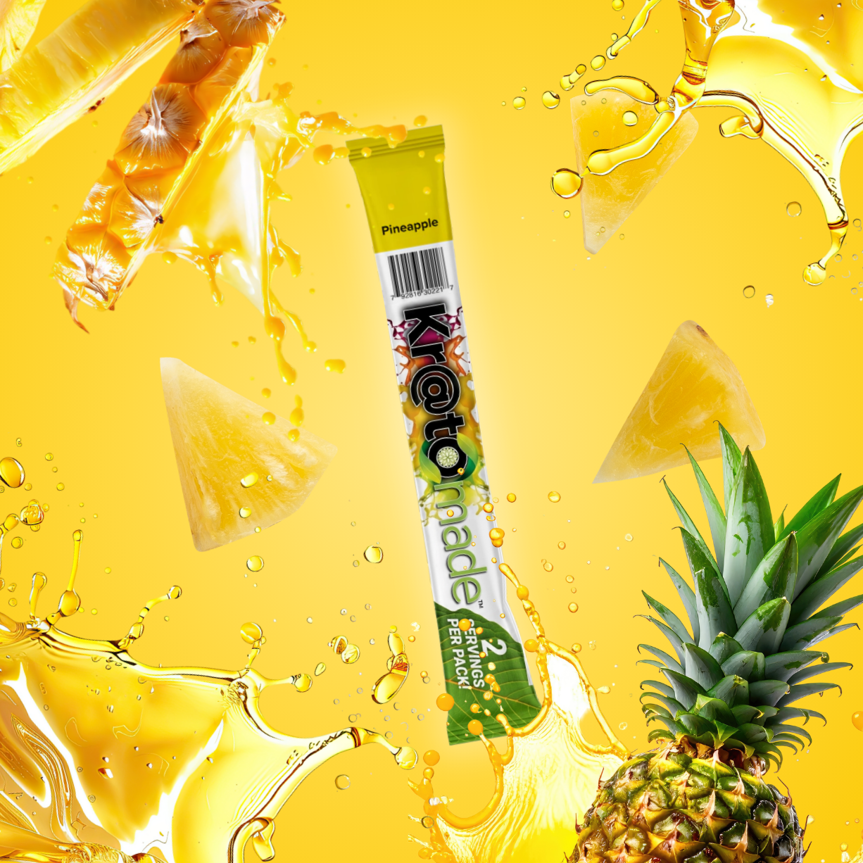 KMade Pineapple drink mix stick pack