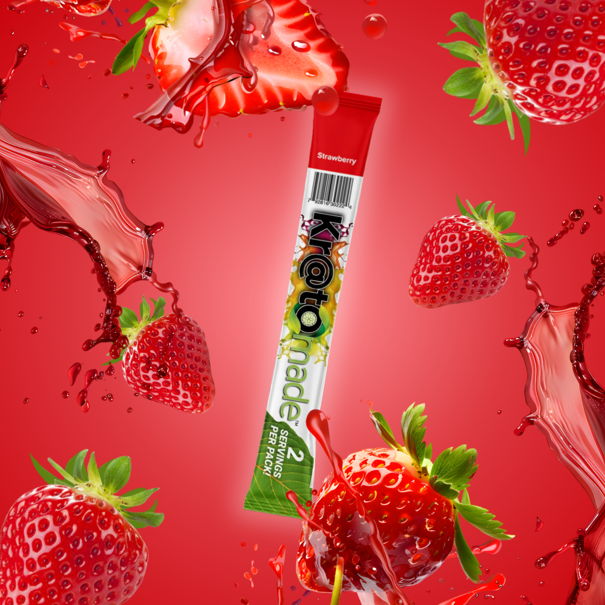 KMade Strawberry drink mix stick pack